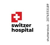 Red Cross Switzerland Flag Hospital Logo