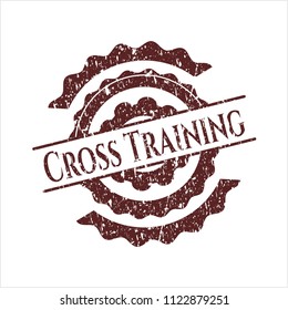 Red Cross Training rubber grunge seal