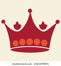 red crown for the king