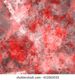 Red crystal surface, abstract seamless texture