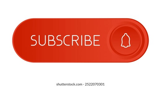 Red CTA button: Subscribe with bell icon.