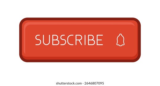 Red CTA button with text: Subscribe.