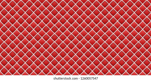 red cube seamless texture geometric grid tile vector background
