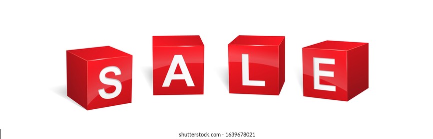 Cube Sale Images, Stock Photos & Vectors |