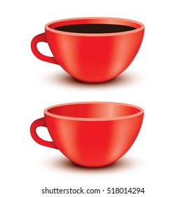red cup of coffee