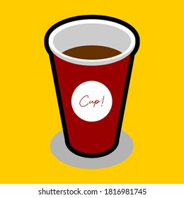 red cup for coffee time