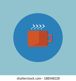 red cup coffee vector art