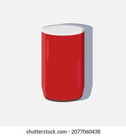 Copa Roja de fondo blanco. Ilustración vectorial.