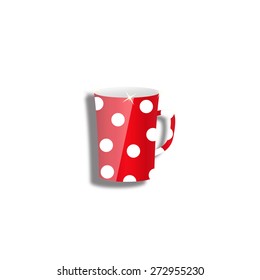red cup in white peas