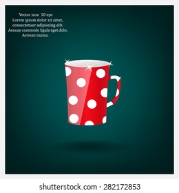 red cup in white peas
