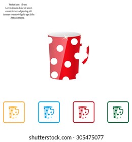 red cup in white peas