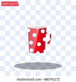 red cup in white peas