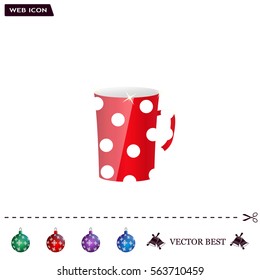 red cup in white peas