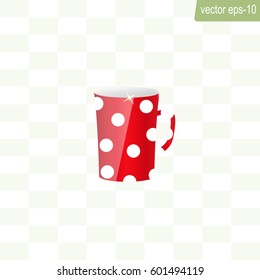 red cup in white peas