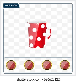 red cup in white peas
