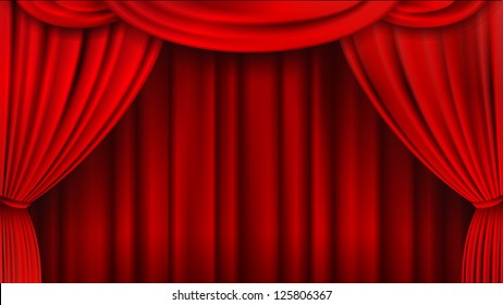 6,946 Vector Red Stage Curtain Lights Images, Stock Photos & Vectors ...