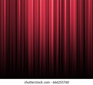 Red Curtain Background