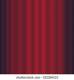 Red Curtain Background. Vector Illustration