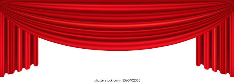 17,403 Red fabric theatre curtains Images, Stock Photos & Vectors ...