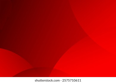Red curve with dark shadow overlap modern background for corporate concept, template, poster, brochure, website, flyer design. Vector illustration	