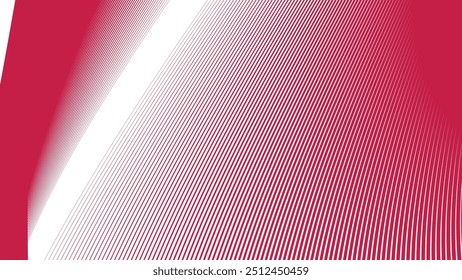 Red curve line abstract background vector image for backdrop or presentation