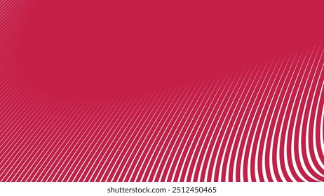 Imagem de vetor de plano de fundo abstrata de linha de curva vermelha para plano de fundo ou apresentação