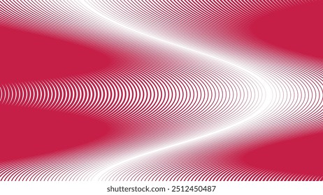 Red curve line abstract background vector image for backdrop or presentation