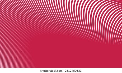 Red curve line abstract background vector image for backdrop or presentation