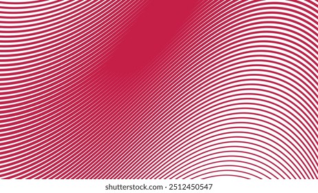 Red curve line abstract background vector image for backdrop or presentation