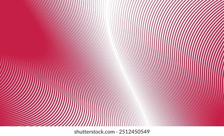 Red curve line abstract background vector image for backdrop or presentation