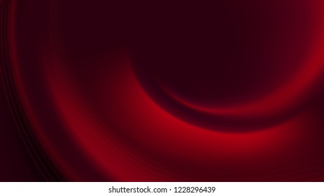 red curve line abstract technology vector background