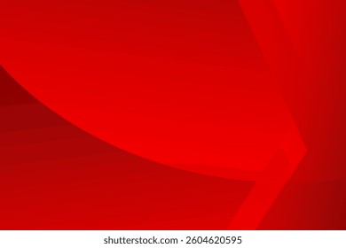 Red curve with line arrow overlap modern background for corporate concept, template, poster, brochure, website, flyer design. Vector illustration	