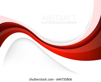Color de fondo de la línea roja de la línea de fondo de la capa de coincidencia con el espacio blanco para el diseño de texto, vector