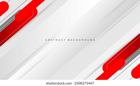 Red curve on a white background vector