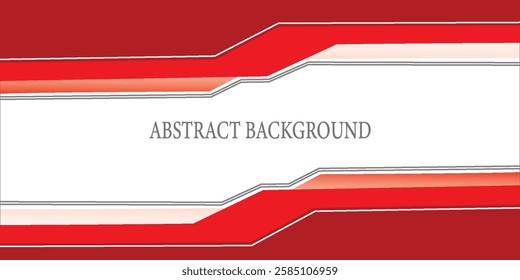 Red curve on a white background vector