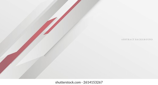 Red curve on a white background vector