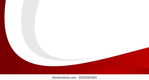 Red curve on a white background vector eps10
