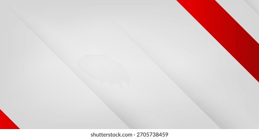 Rote Kurve auf weißem Hintergrund, Vektor. Anzug für Banner, Web, Poster, Broschüre und Präsentation