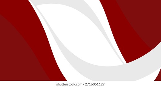 Curva roja en un Vector de fondo blanco. Traje para el Anuncio, el Web, el cartel, el folleto, el folleto y la presentación