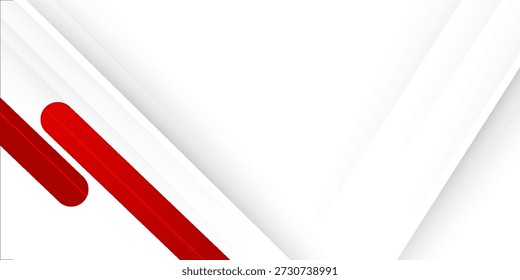 Curva vermelha sobre um vetor de fundo branco