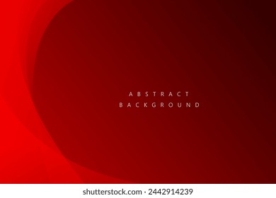 La curva roja superpone el fondo moderno para el concepto corporativo, plantilla, cartel, folleto, sitio web, diseño de volante. Ilustración de vector