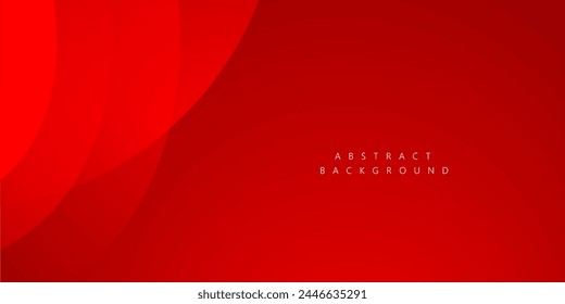 Red curve overlap modern background for corporate concept, template, poster, brochure, website, flyer design. Vector illustration