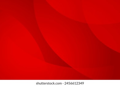 Red curve overlap modern background for corporate concept, template, poster, brochure, website, flyer design. Vector illustration