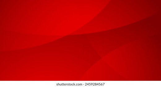 Red curve overlap modern background for corporate concept, template, poster, brochure, website, flyer design. Vector illustration