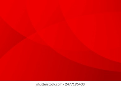 Red curve overlap modern background for corporate concept, template, poster, brochure, website, flyer design. Vector illustration	