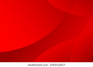 Red curve overlap modern background for corporate concept, template, poster, brochure, website, flyer design. Vector illustration	