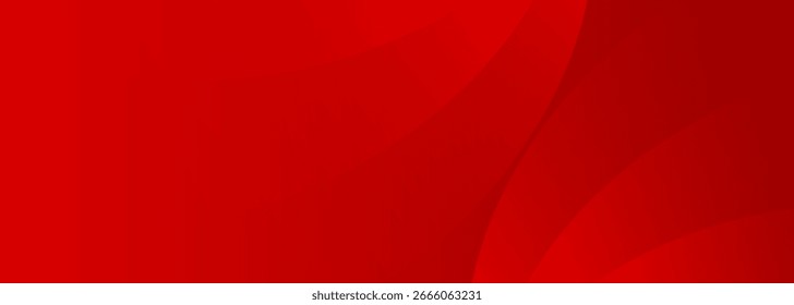 La curva roja se superpone al fondo moderno para el concepto corporativo, Plantilla, cartel, folleto, Sitio web, diseño de volante. Ilustración vectorial