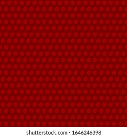 red cylinders. circle shapes. vector seamless pattern. simple geometric repetitive background. 