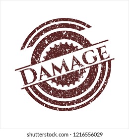 Red Damage distressed rubber texture