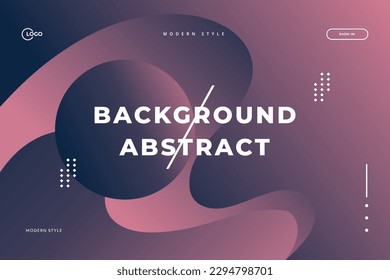 Red Dark 3D Background Modern Wave curve abstract presentation, adorned with abstract decoration, halftone gradients, and 3D vector illustration, is an ideal choice for a landing page website.